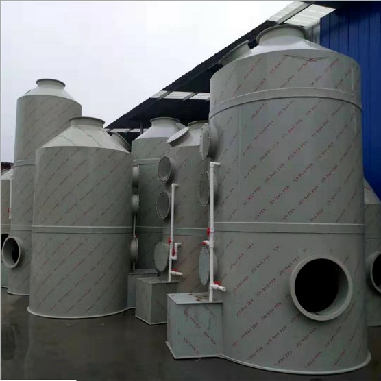 晟安直销生产废气处理设备填料喷淋塔不锈钢喷淋塔定制脱硫除尘器