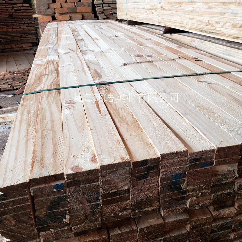 邦皓木材厂家新西兰松木方托盘打包装实木条定制加工各种规格量大从优