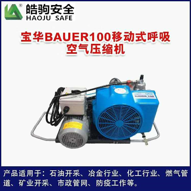德国宝华Junior II-B汽油机呼吸空气压缩机 呼吸器充气泵