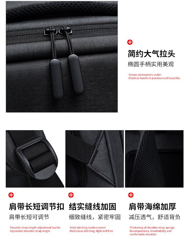 Wholesale customized USB charging backpack, Xiaomi backpack, laptop bag, computer backpack, travel bag