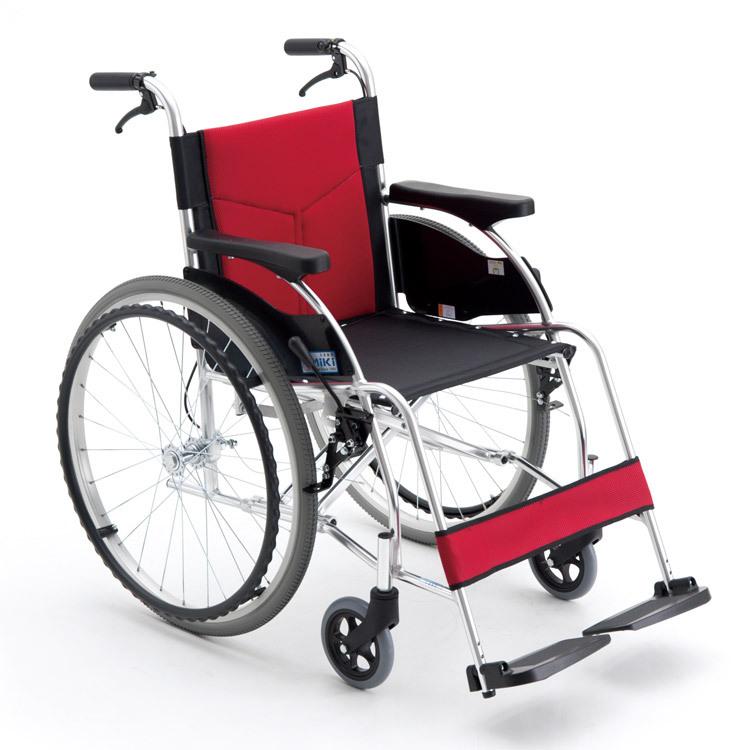 批发MiKi三贵轮椅MCVWSW-49JL 轻便折叠 时尚老人残疾人代步车示例图2