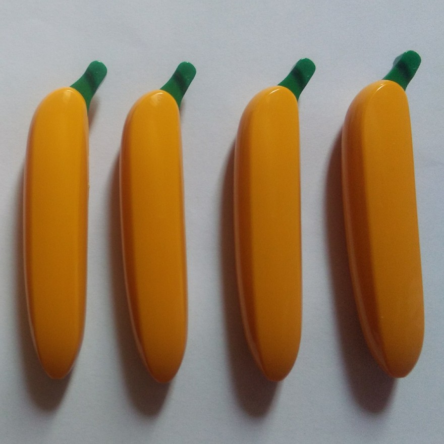 创意香蕉造型圆珠笔 可爱卡通圆珠笔 塑料按动香蕉笔礼品广告定制