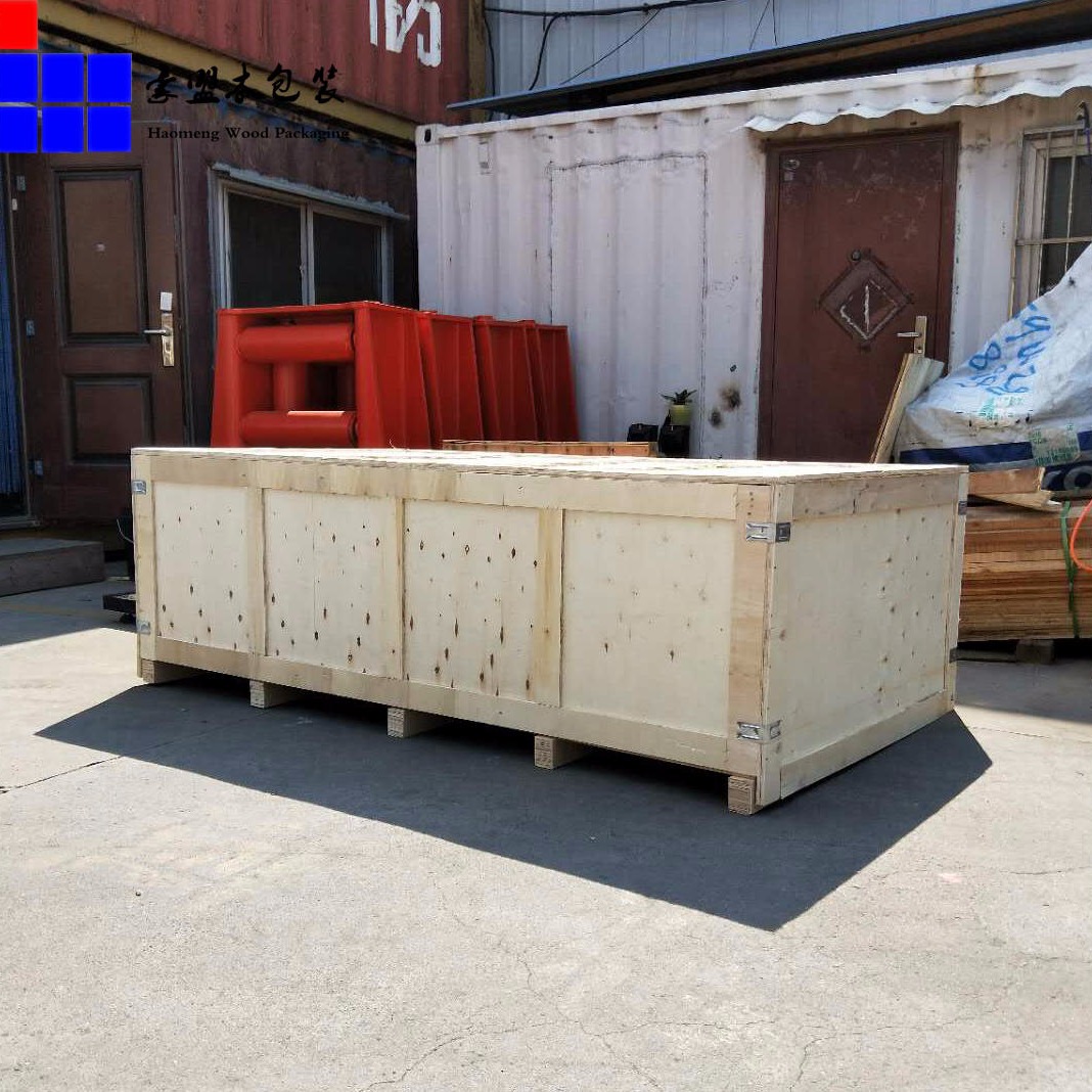 青岛黄岛厂家直销免熏蒸包装箱胶合板包装箱可进叉车质量保证