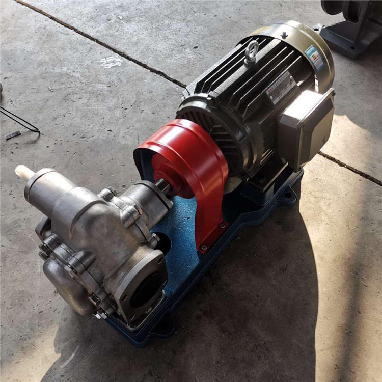 华海泵业 定制食品机械泵 KCB-200型不锈钢转子泵 耐腐输送泵图片
