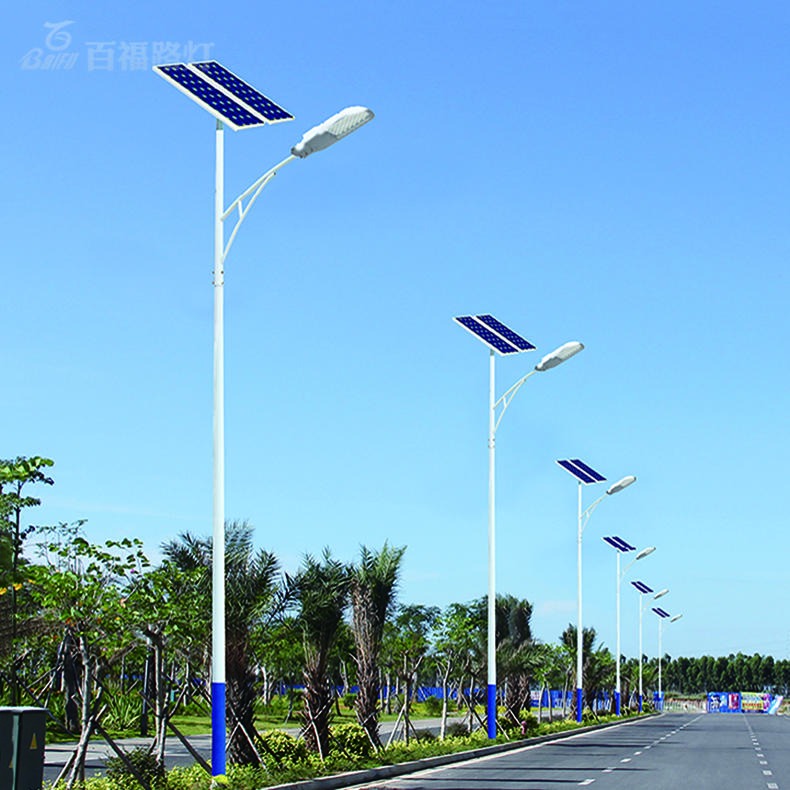 衡州太阳能路灯厂家 批发新农村太阳能路灯 百福供应太阳能小路灯