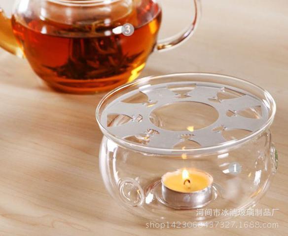 加厚耐热玻璃茶具茶壶加热器 保温底座 加热底座 暖茶器 温茶器