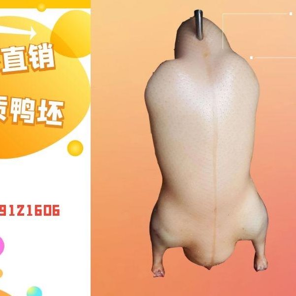 厂家北京鸭坯四系填鸭坯酥不腻冷冻鸭胚配送