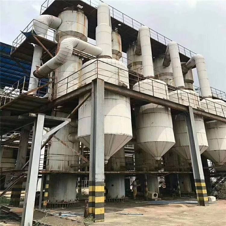 回收上海神农产四效强制降膜蒸发器1套    二手钛材质蒸发器   二手双效蒸发器