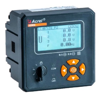 具有IV型电力能效检测终端电能表  二次侧计量装置 安科瑞AEM96-K  4DI2DO 电流规格3×1.5（6）A