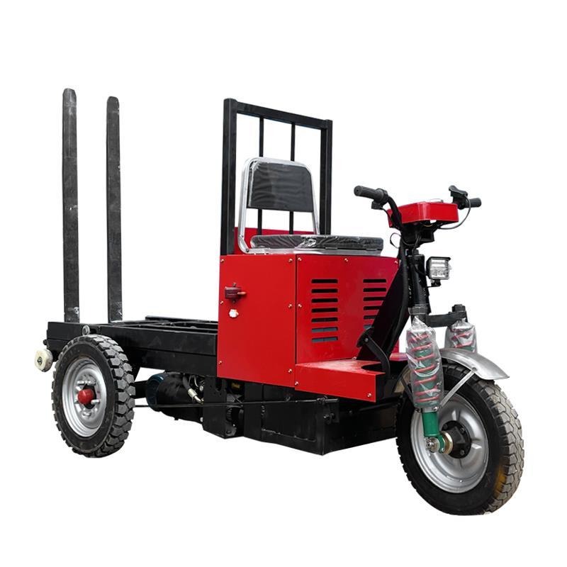 新型电动背砖车   可骑行三轮搬运车  水泥厂用搬运车