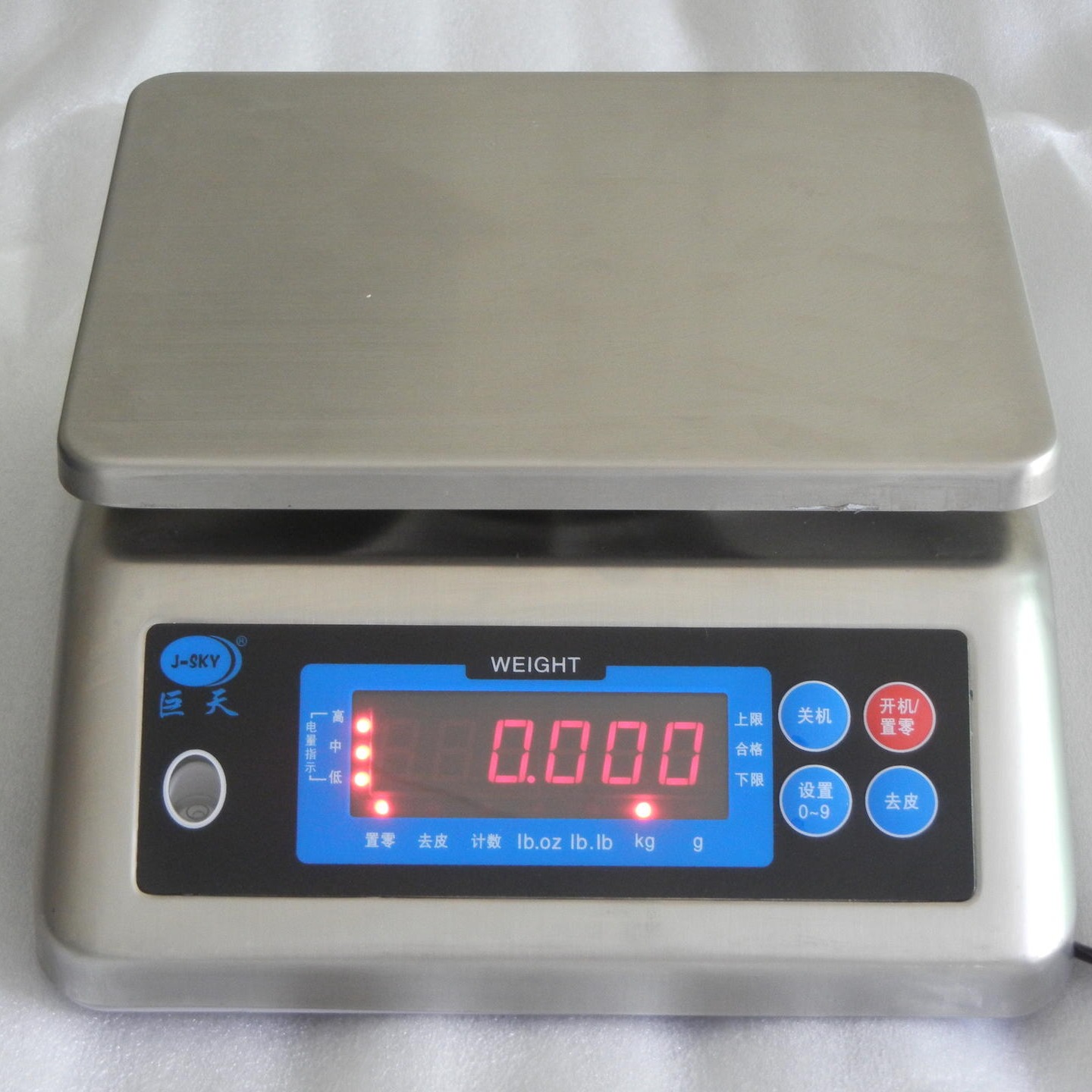 全不锈钢防水桌秤 30公斤防水电子秤 食品厂专用桌秤