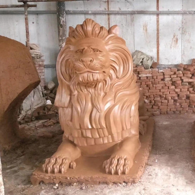 佰盛 汇丰狮子雕塑厂家 欧式狮子雕塑模型 铸铜狮子雕塑价格 银行狮子雕塑摆件 支持定做图片