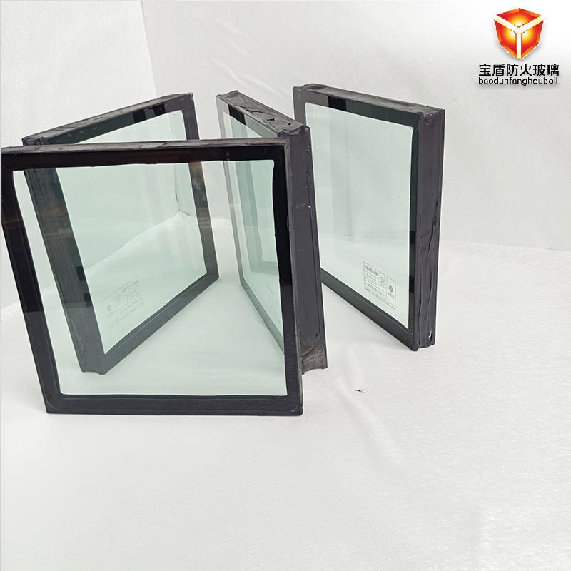 广东宝盾玻璃提供 隔热复合水晶纳米硅防火玻璃  纳米硅防火玻璃具有产品质量保证书