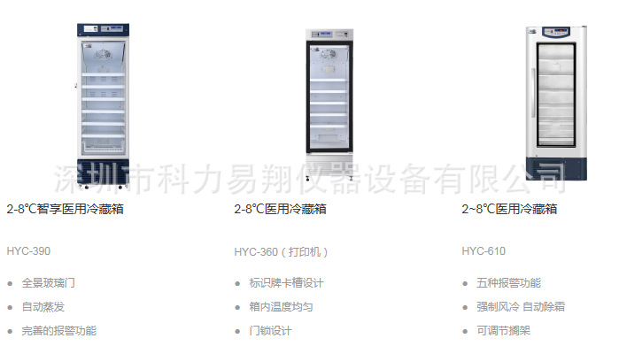 青岛海尔嵌入式医用冷藏箱HYC-118A  温度2-8度  广东区域代理示例图2