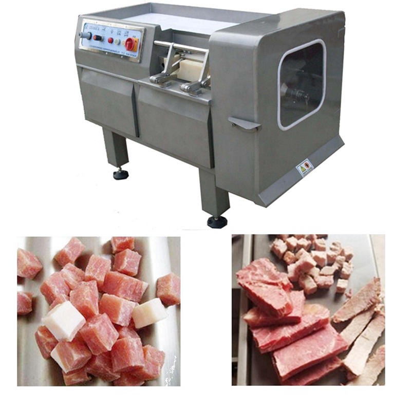 JY-550新鲜猪肉切粒机 切扣肉冰冻鸡鸭设备 九盈机械肉丁机供应
