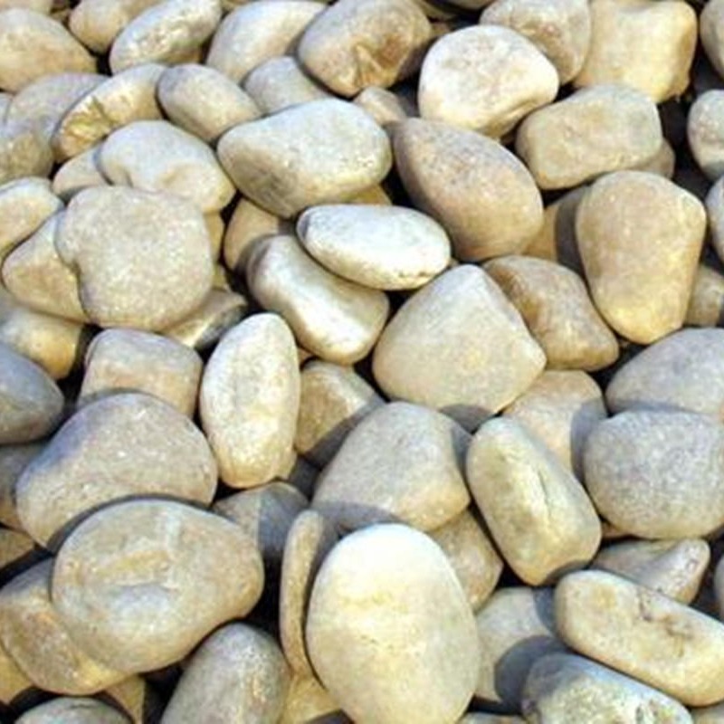 雨花石 家装地暖豆石 天然精品 抛光汗蒸鹅卵石 过滤白色砾石碎石 昌奇