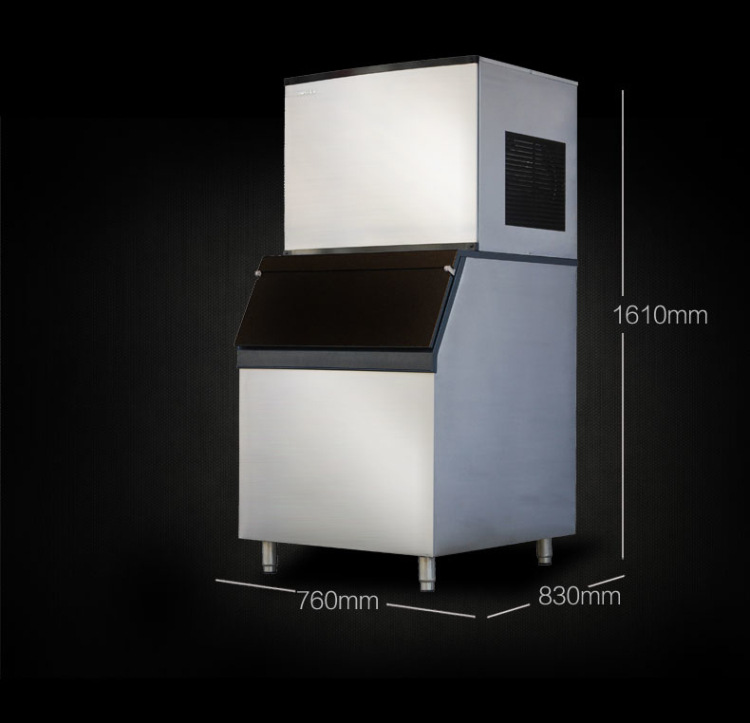 东贝制冰机日产252公斤不锈钢外壳分体流水式制冰效率高产冰机示例图6