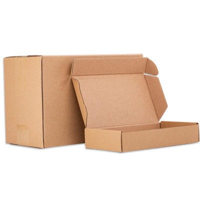 牛皮快递纸盒纸箱手机壳打包盒子内衣服装包装盒飞机盒定做现货