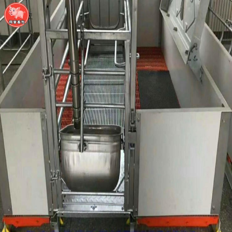 厂家供应 新型欧式母猪产床 复合母猪保育床 连体双体母猪产床 翔誉畜牧设备