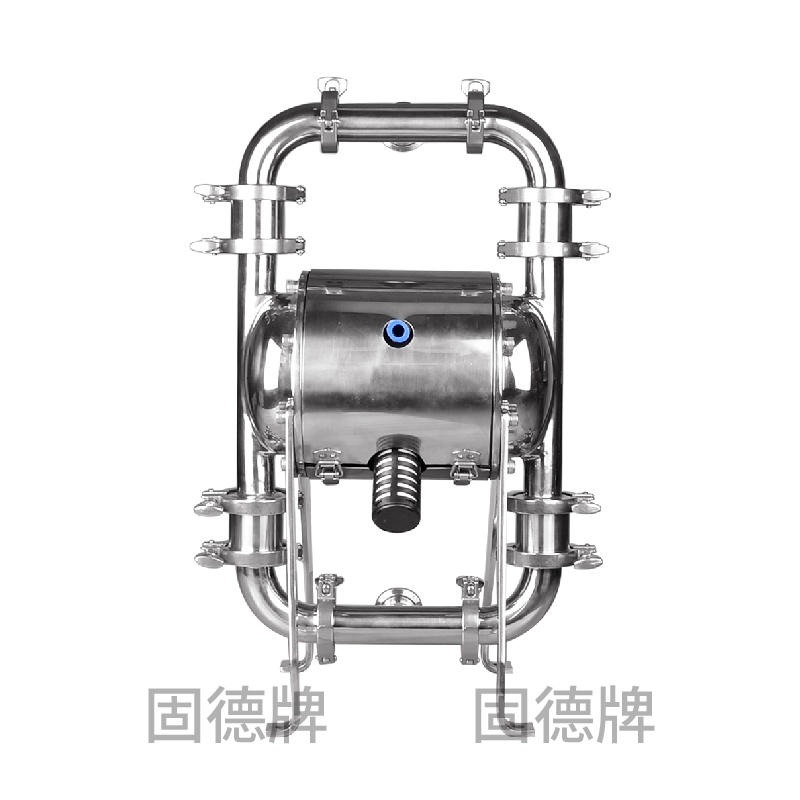 卫生级气动隔膜泵 固德牌QBW3-40PHFP抛光级不锈钢材质 食品卫生泵