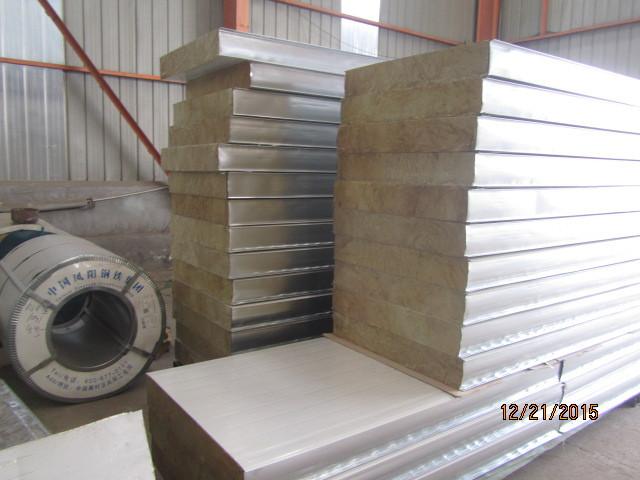 生产厂家长期销售 保温 隔热 隔墙 建筑 通道岩棉复合板示例图4