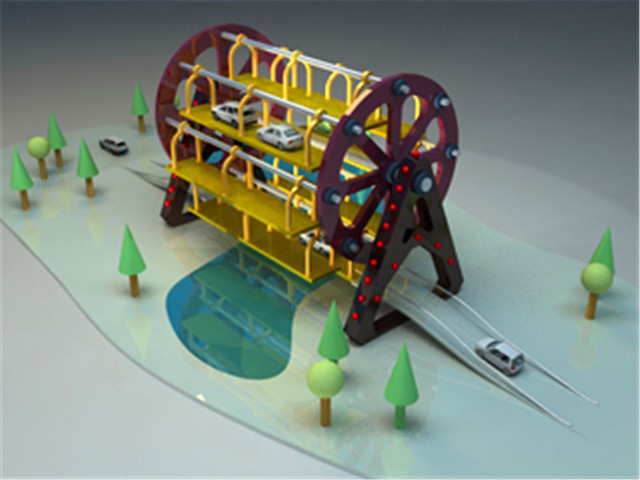 HQ皓奇 轮式停车场概念展示 车载式台式社区科技馆 科普器材 科技展品