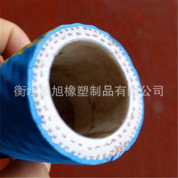 耐强酸强碱化工软管 钢丝夹线耐酸橡胶软管 内衬聚乙烯薄膜示例图16