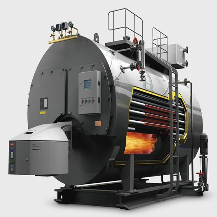 冷凝式燃气热水锅炉 采暖炉 工业用环保1吨2吨3吨4吨天然气锅炉示例图1