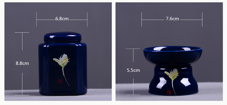 2016新款天瓷蓝色经典陶瓷茶具套装礼盒 原创高白泥茶具礼品定制示例图61