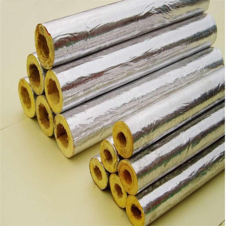 华磊加工生产玻璃棉管 玻璃棉保温管规格型号 产品内经 标准厚度