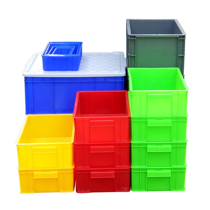湖北塑料周转箱 零件物料盒 五金工具箱 螺丝盒 物料货架盒 食品箱收纳箱 塑料胶箱厂家图片