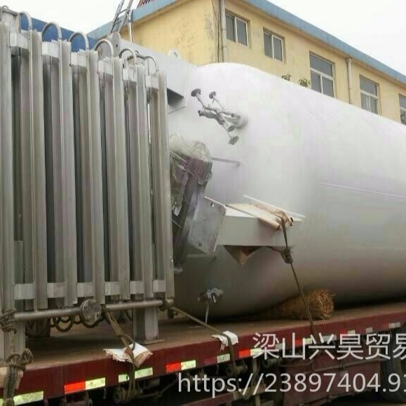 禹城回收二手LNG低温储罐 液化天然气储罐 氧氮氩低温储罐 汽化器
