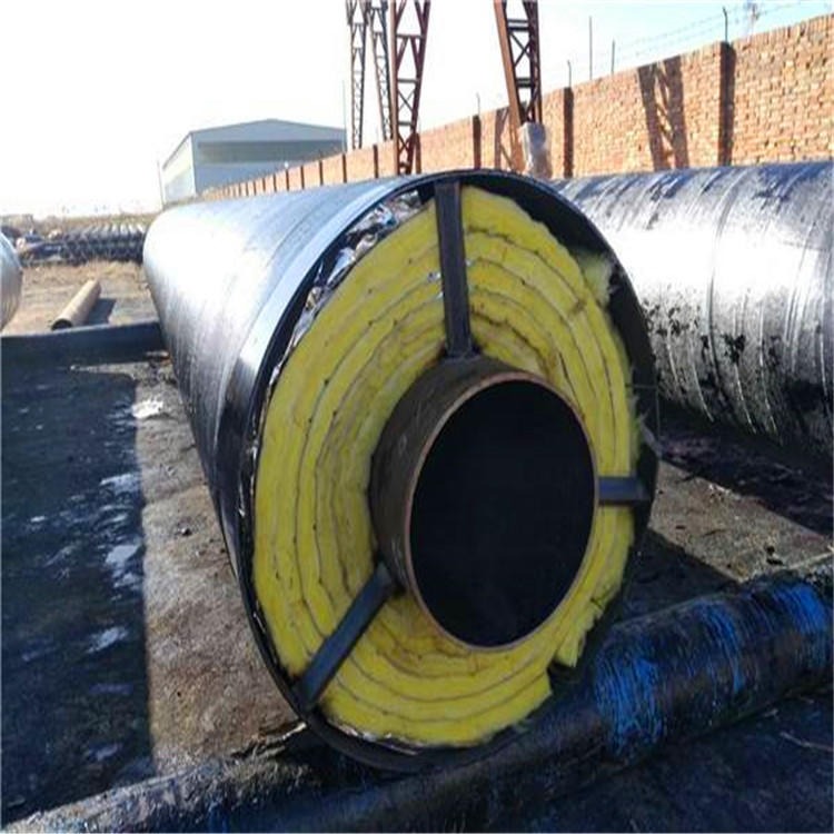 广西钦州 保温钢套钢钢管 蒸汽管保温管 钢套钢保温管