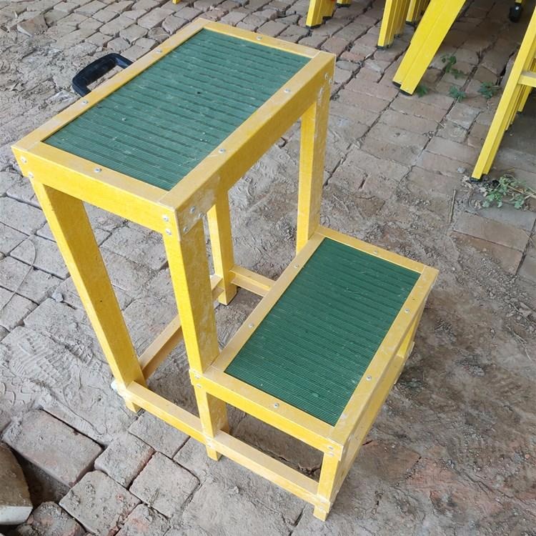 移动电工绝缘梯凳  材质 智科高压玻璃钢绝缘凳 JYD-ZK