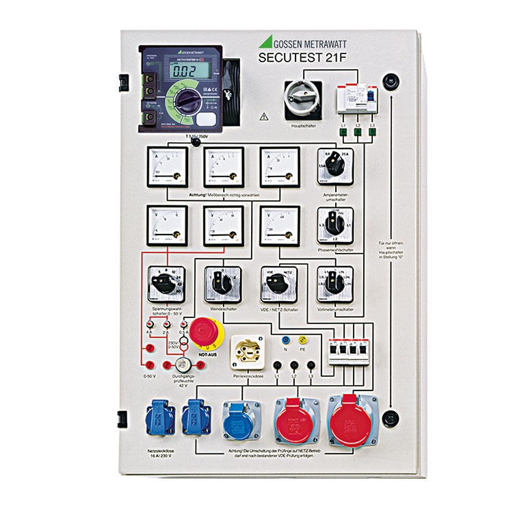 电器安规测试面板箱_电气安装测试面板_程控安规面板箱SECUTEST WP GMC-I高美测仪图片