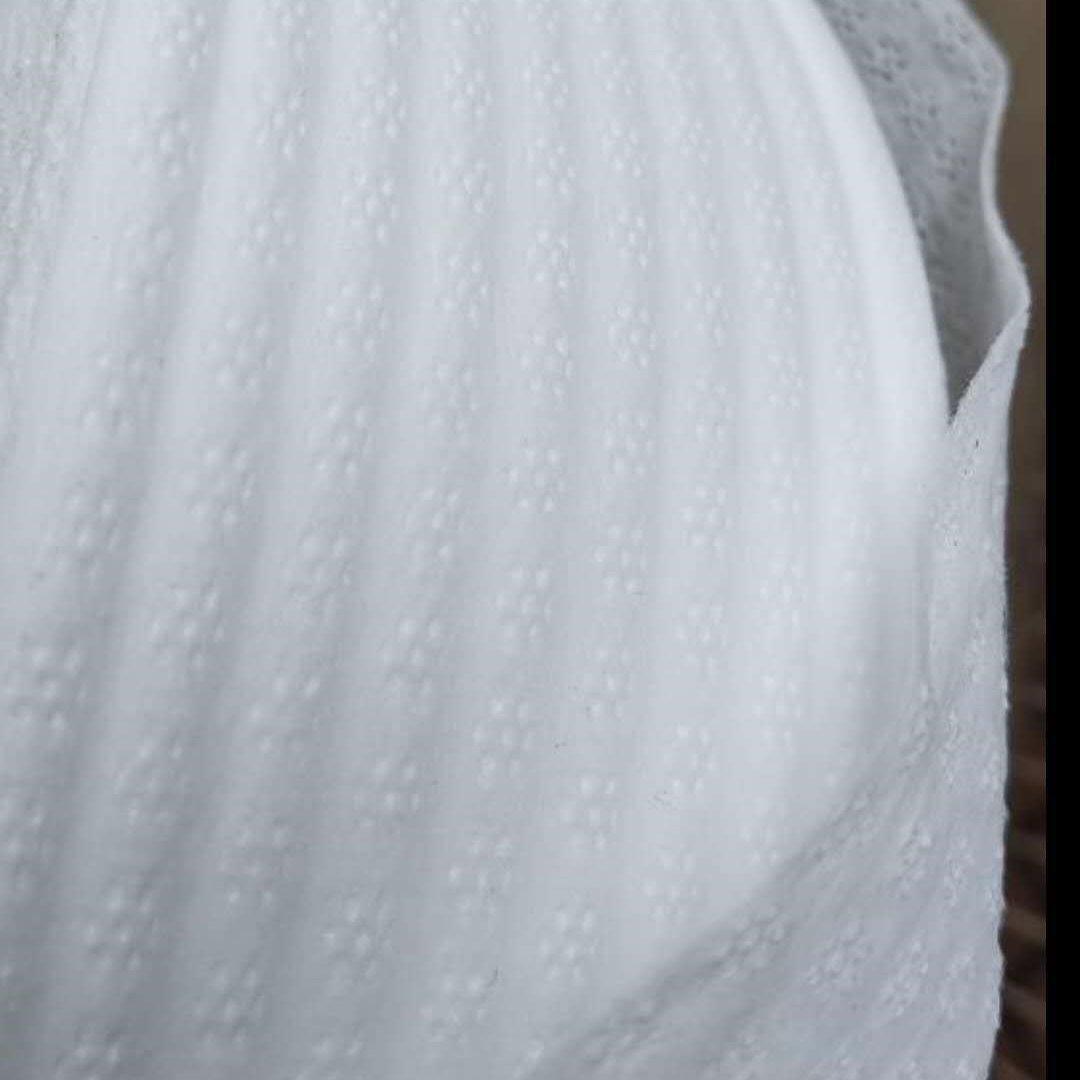cq沧州银尚非织造布有限公司纯es热风棉打孔布95以上级别口罩专用内层