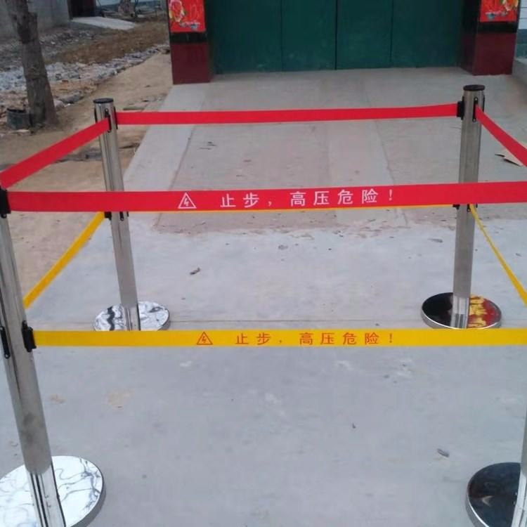 智科隔离带 WL-ZK伸缩栏杆座警戒围栏3米5米 铸铁6公斤图片