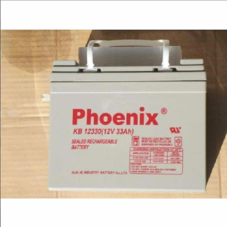 凤凰蓄电池KB12330菲尼克斯12V33AH后备电池 Phoenix蓄电池代理报价