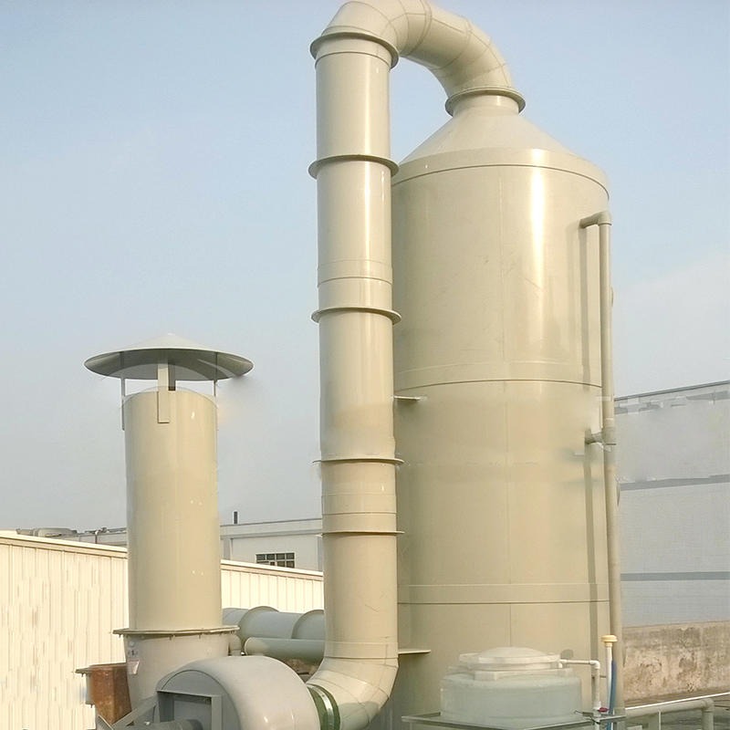 酸碱喷淋塔 洗涤喷淋塔 含尘气体净化设备