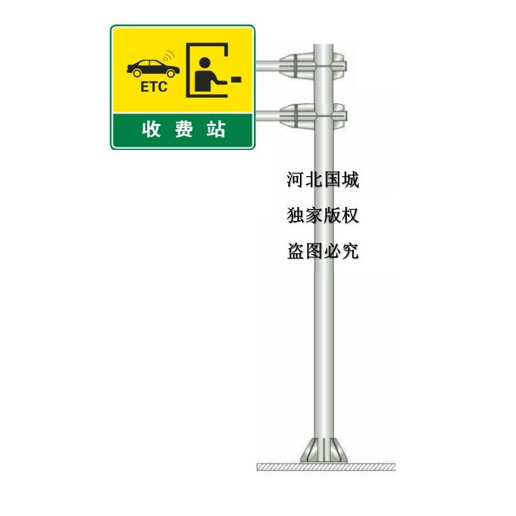佛山高速公路交通标志牌 高速公路标识牌 交通标志杆定制
