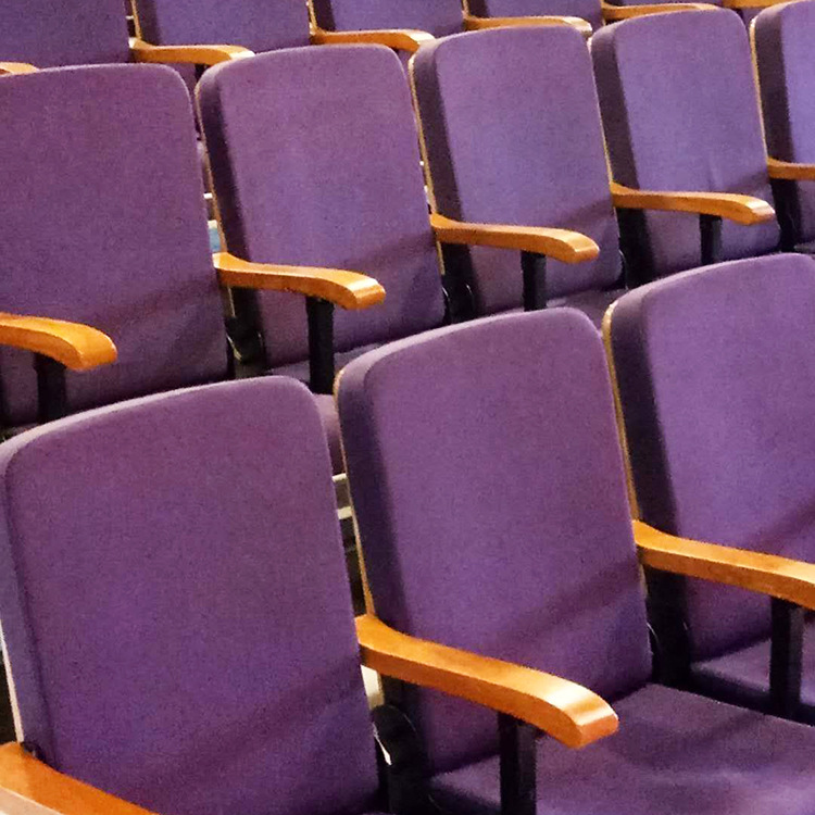 学校座椅 活动看台 伸缩看台 大礼堂剧场影院座椅 看台座椅示例图7