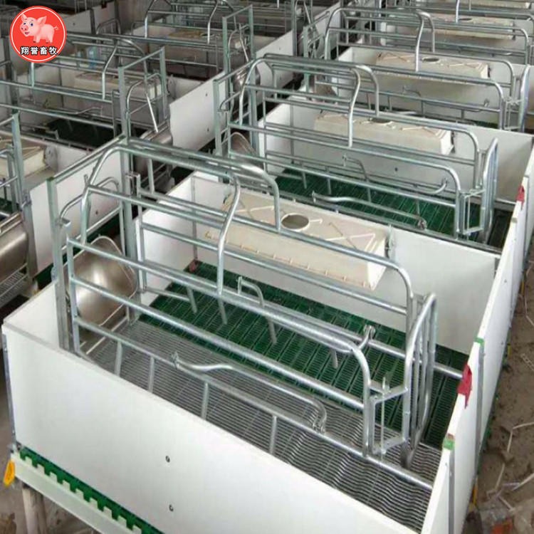 母猪产床厂家供应 复合母猪产床 欧式复合板漏粪板母猪产床 翔誉畜牧设备
