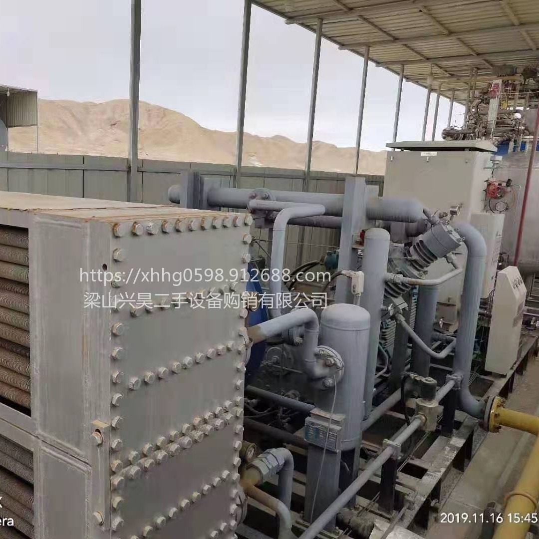 回收20000方天然气压缩机一体机一套 进气压力0.7-1.1MPa   二手天然气压缩机一体机