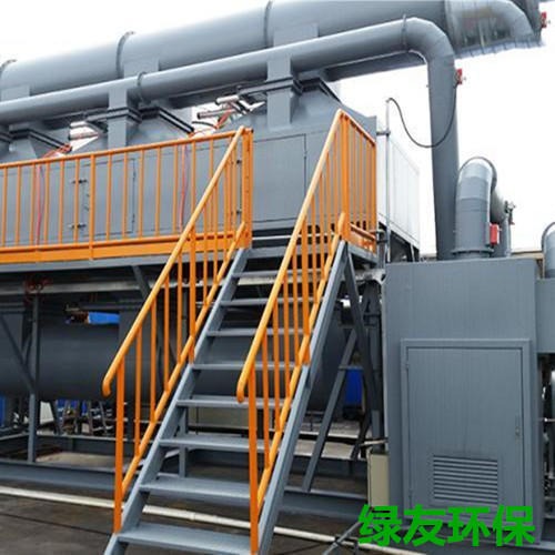 绿友厂家定制rco催化燃烧设备装置 喷漆房废气处理设备 印刷催化燃烧设备
