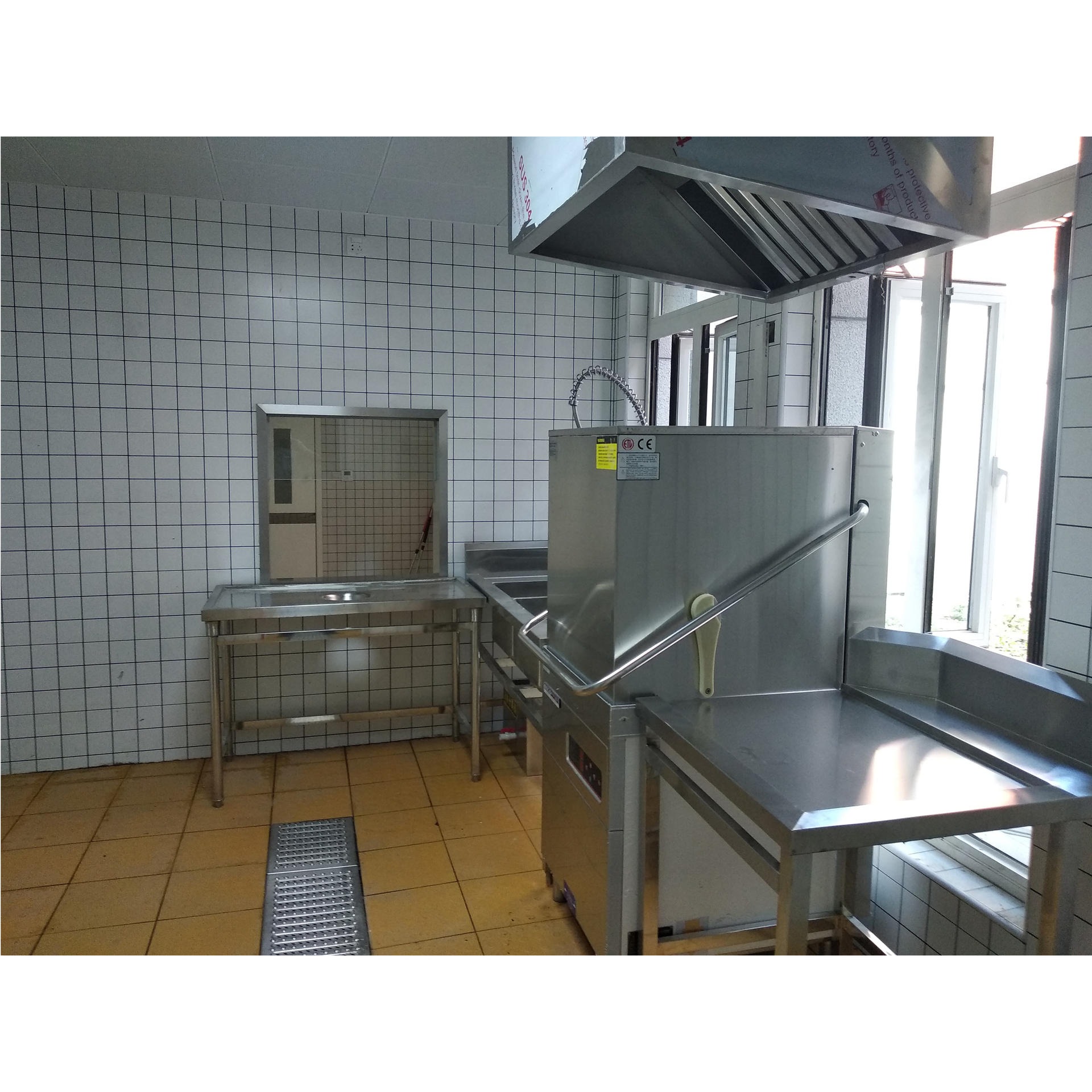 埃科菲EU-60C提拉式洗碗机 商用洗碗机 中小型食堂厨房设备