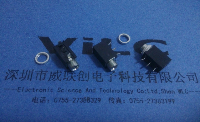 3.5mm耳机插座-PJ-316M 带螺纹螺丝