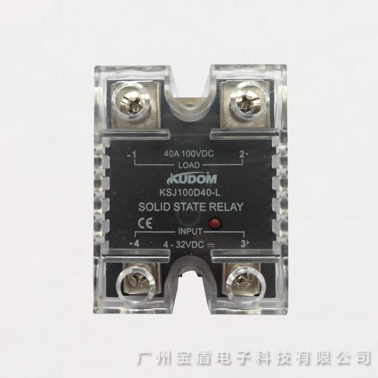 库顿 KUDOM KSJ100D40-L 控制固态继电器 单相直流固态继电器 直控直固态继电器