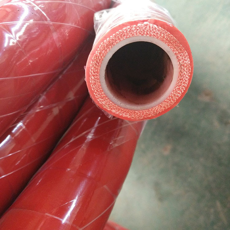 厂家直销耐高温夹布硅胶管 工业级硅胶管 红色夹布硅胶管示例图2