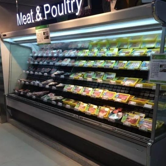 浩博风幕柜 风冷水果保鲜展示柜 超市水果蔬菜冷藏展示柜