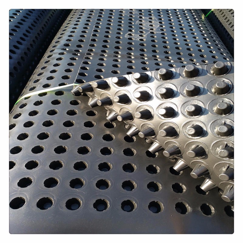 普洱排水板厂家 HDPE排水板价格 屋面种植滤水板  普洱塑料排水板 20蓄排水板图片